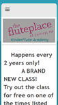 Mobile Screenshot of kinderflute-academy.com