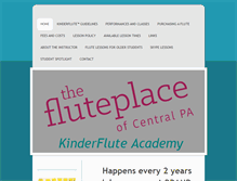 Tablet Screenshot of kinderflute-academy.com